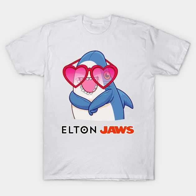 Elton Jaws T-Shirt by Edumj